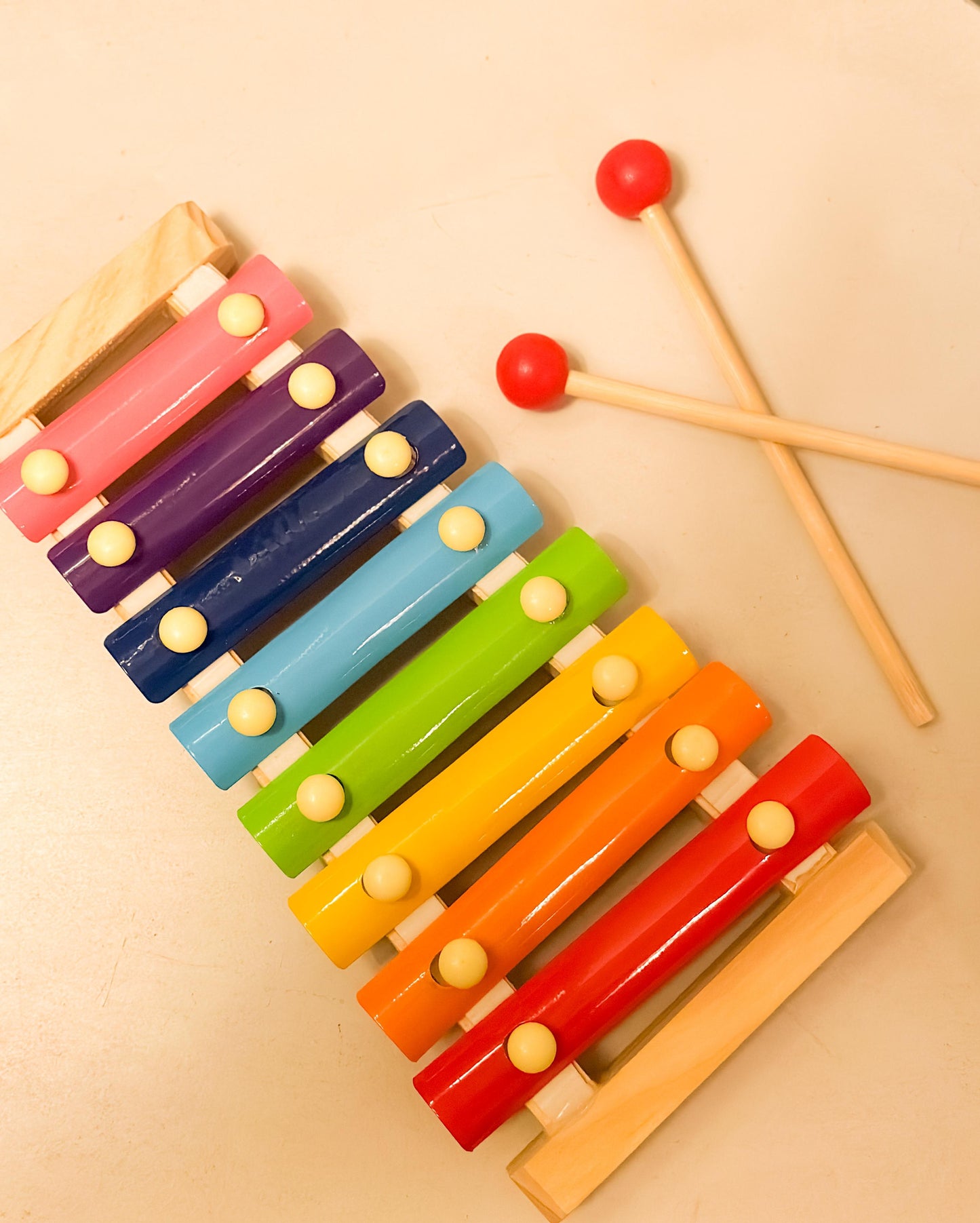 🎵 Montessori Wooden Xylophone – 8-Tone Musical Toy for Toddlers