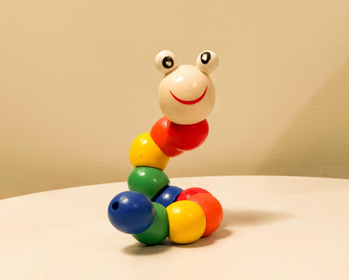 🐛 Wooden Baby Caterpillar – Fine Motor Skills Training Toy