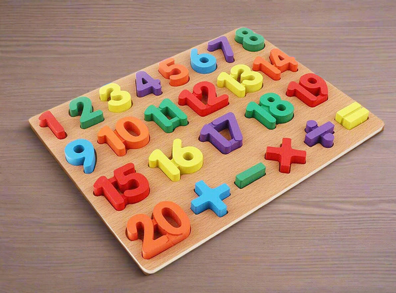 🧠 Educational Wooden Puzzle Set – Capital & Small Letters + Numbers + Arabic Letters