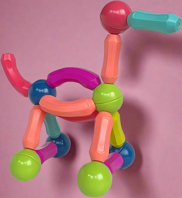 🧲 Magnetic Balls & Sticks Building Blocks – 36-Piece STEM Construction Set