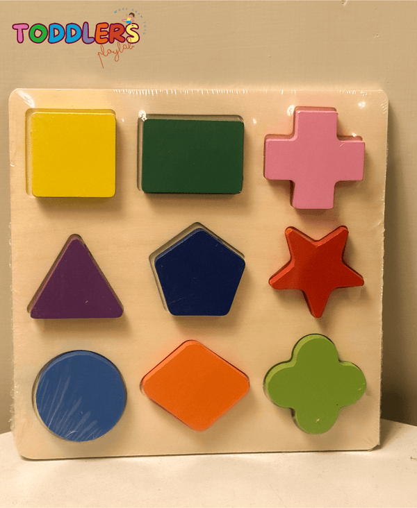 Color & Shape Recognition Puzzle Board